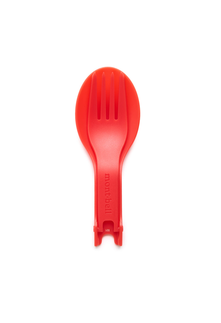 Montbell Folding Spork - Hot Red