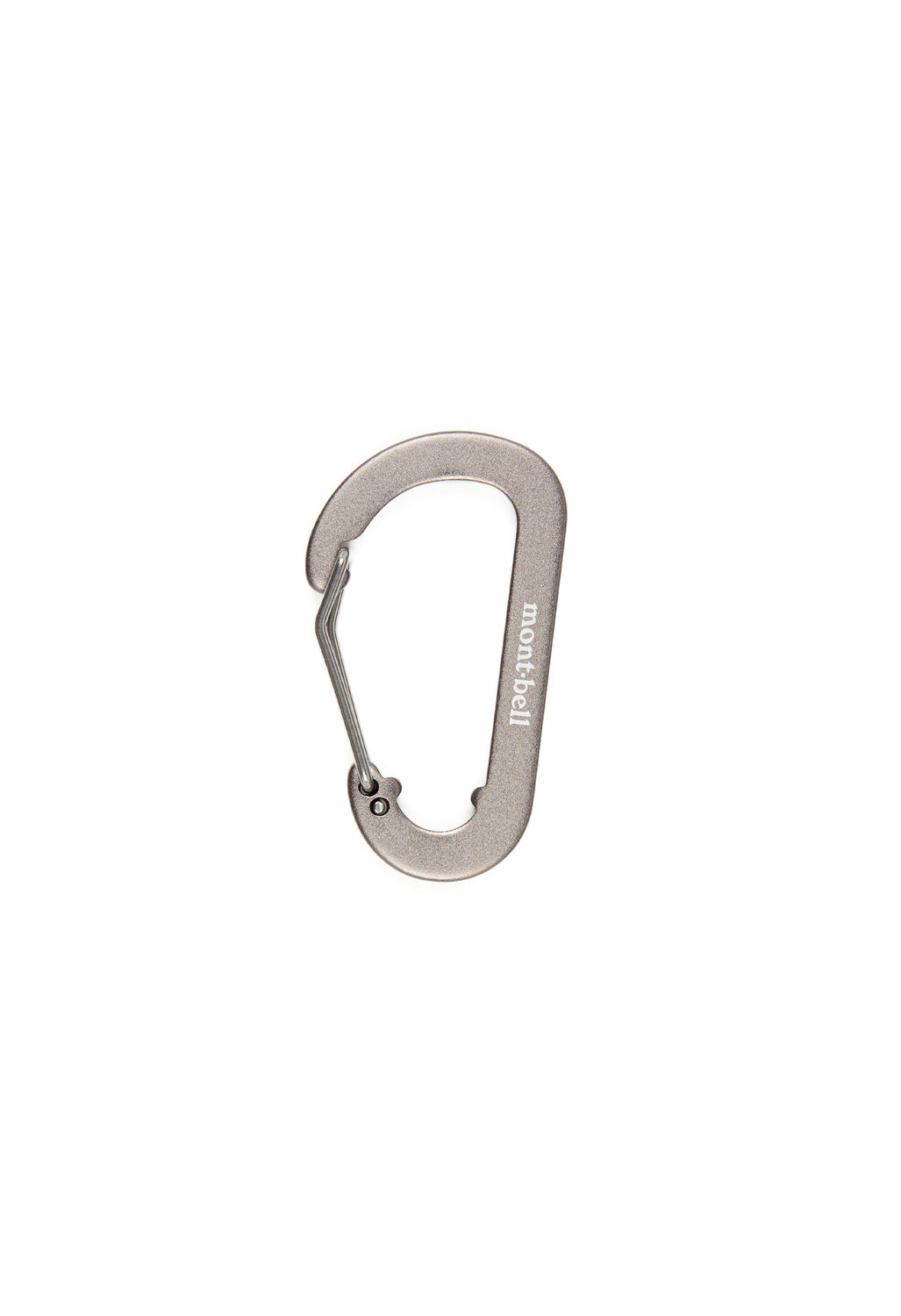 Montbell Key Carabiner Flat D Kan 6 - Gunmetal