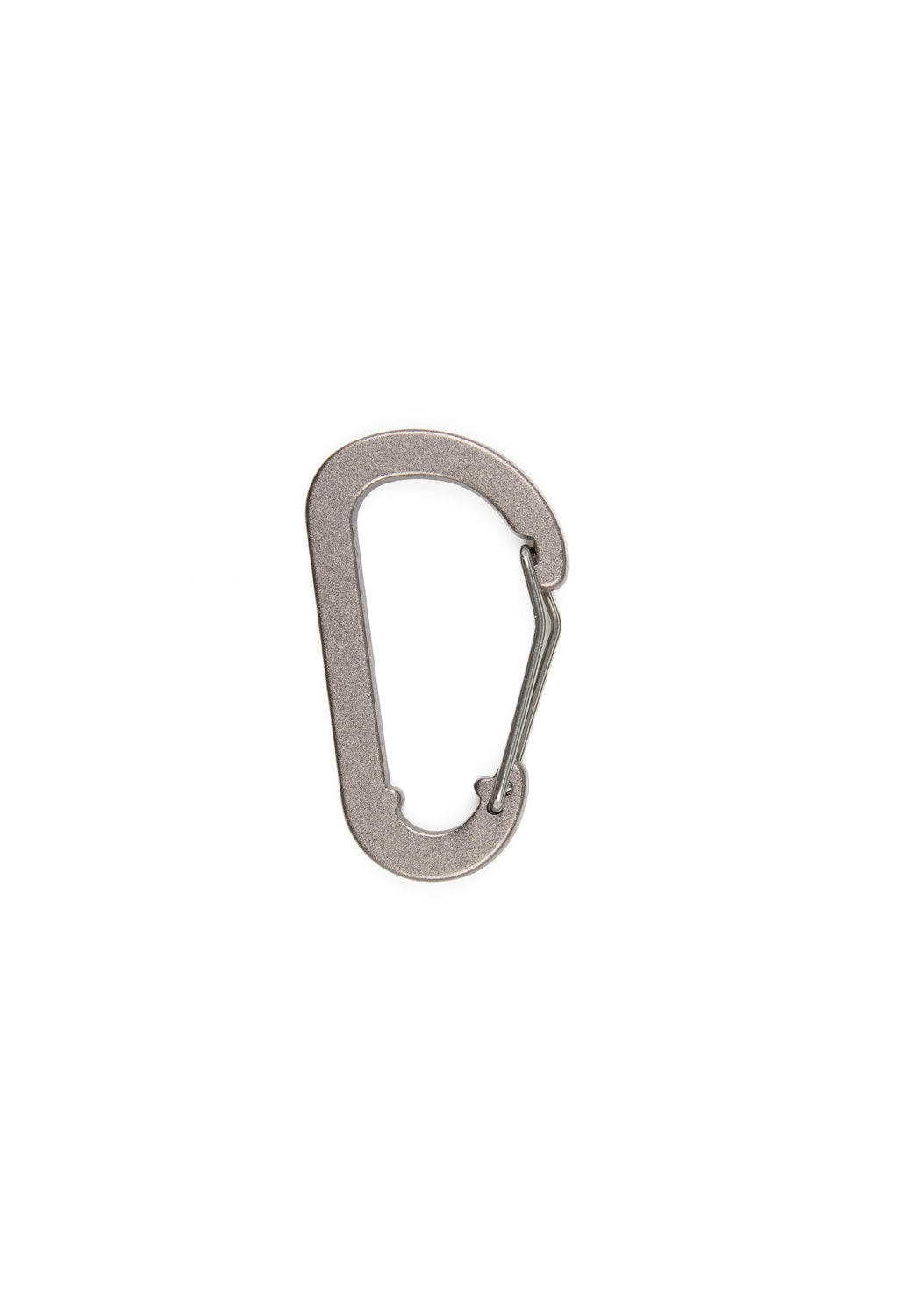 Montbell Key Carabiner Flat D Kan 6 - Gunmetal