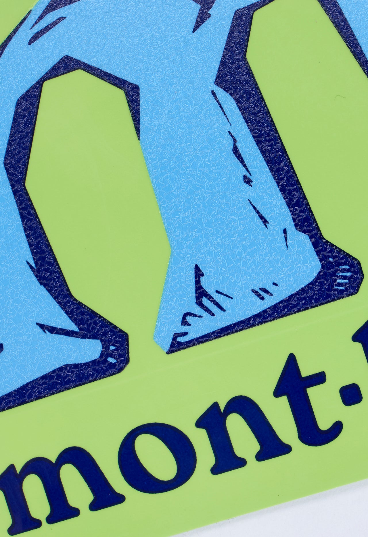 Montbell Sticker Boulder - French Blue