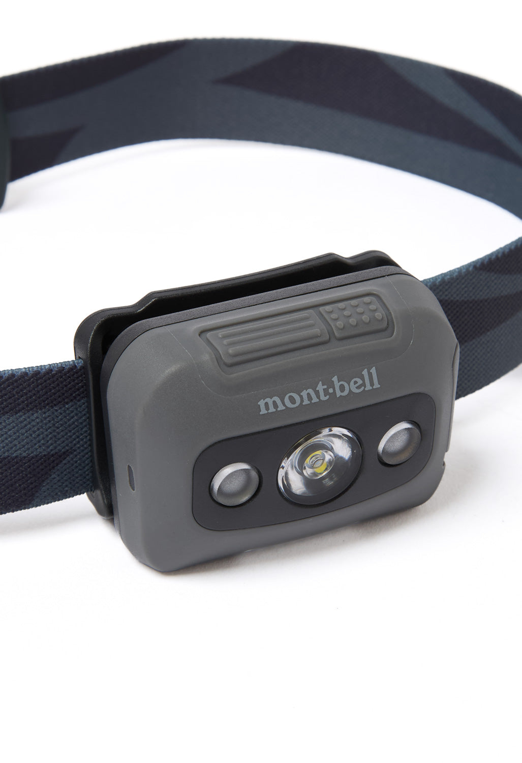 Montbell Rechargeable Power Head Lamp - Dark Grey
