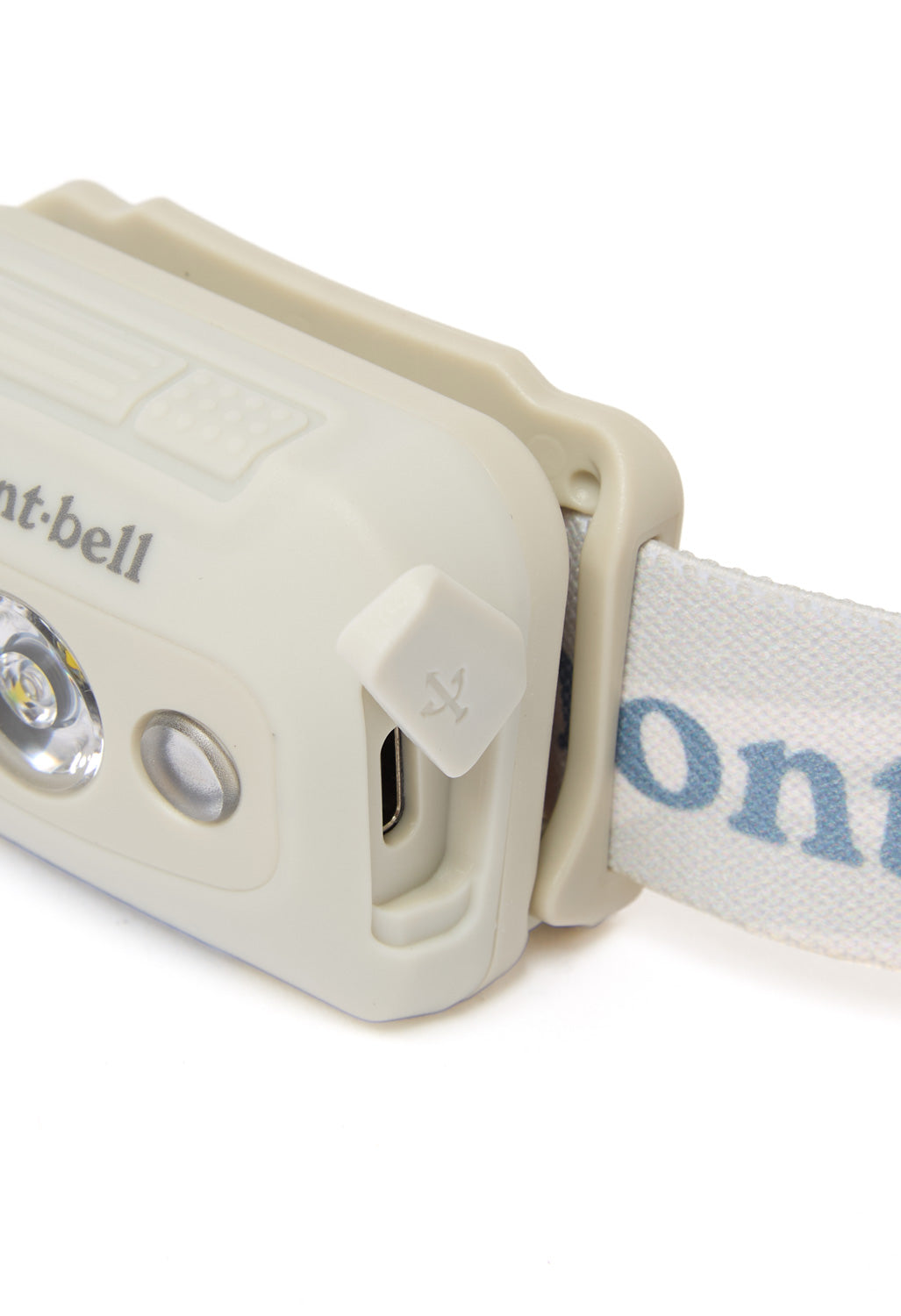 Montbell Rechargeable Power Head Lamp - Ivory