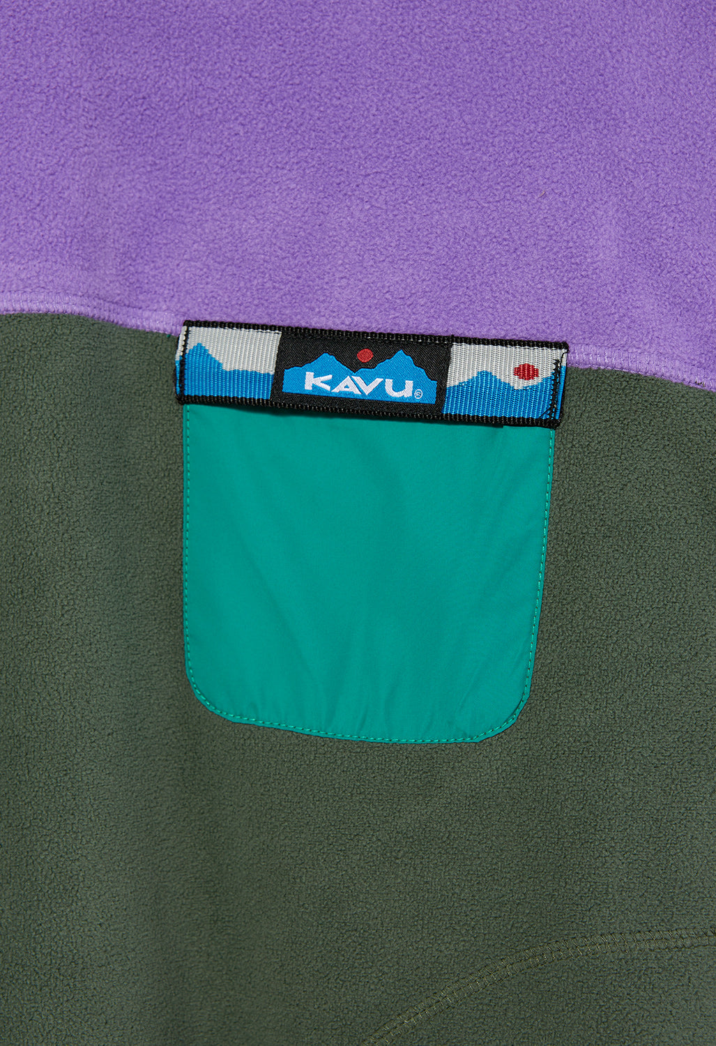KAVU Kelowna Women's Fleece Crew Neck - Purple Ivy