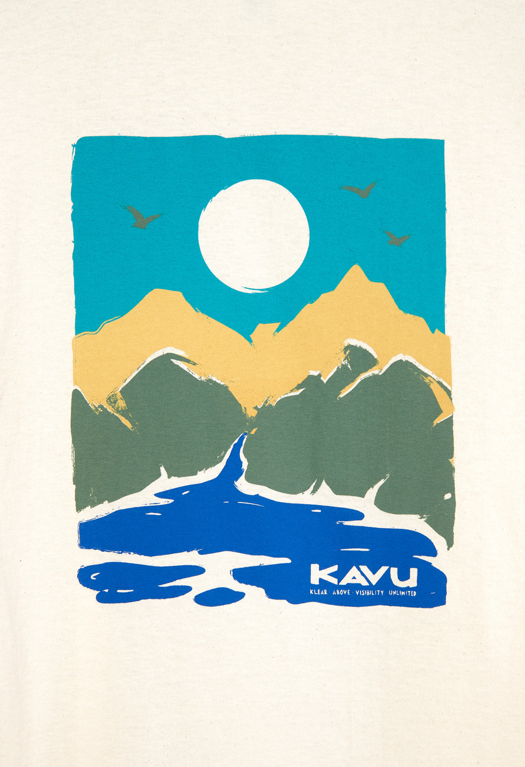 KAVU Brushstroke Men's T-Shirt - Natural