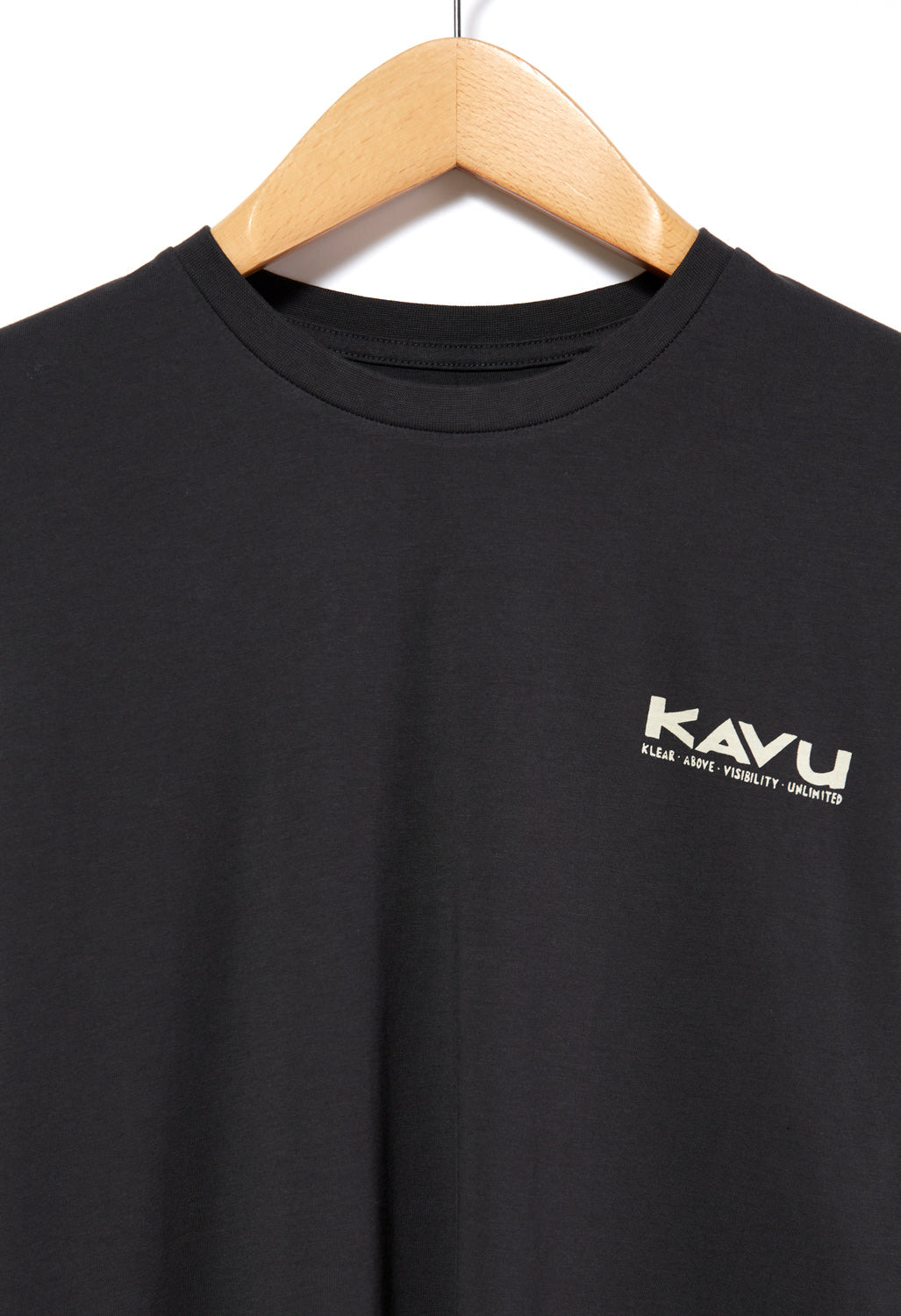 KAVU Men's Sasquatch To Dot T-Shirt - Black Licorice