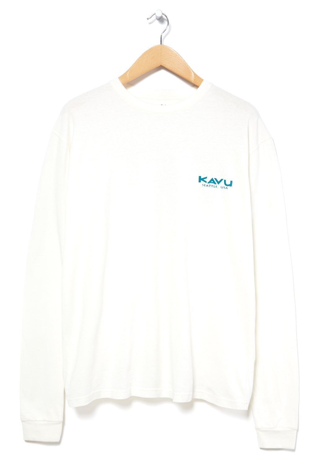 KAVU True Outdoor Long Sleeved T-Shirt - Snow White