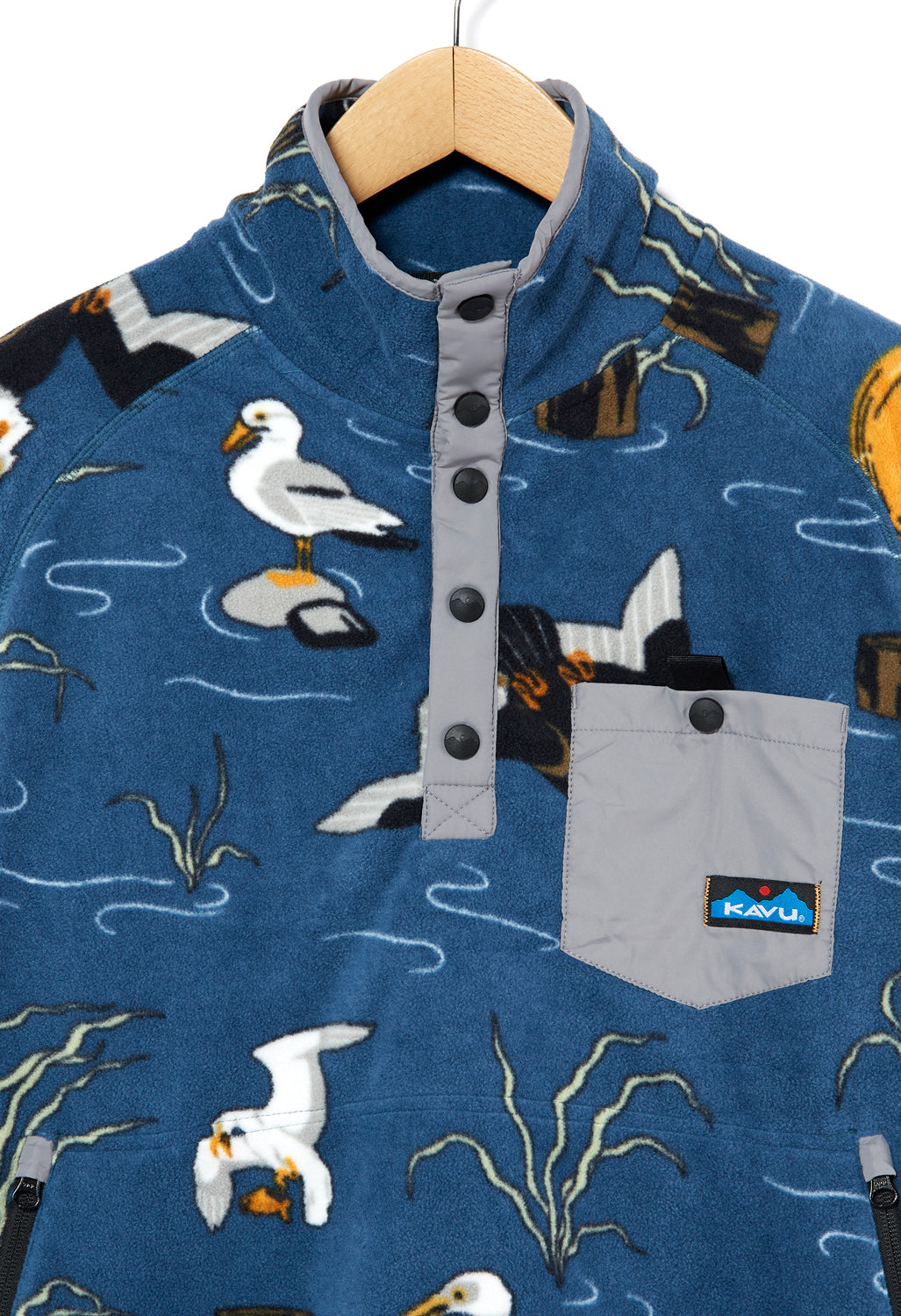 KAVU Men's Teannaway Fleece - Angling Birds