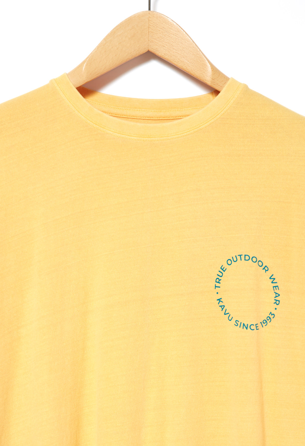 KAVU Men's Breaker T-Shirt - Amber Yellow