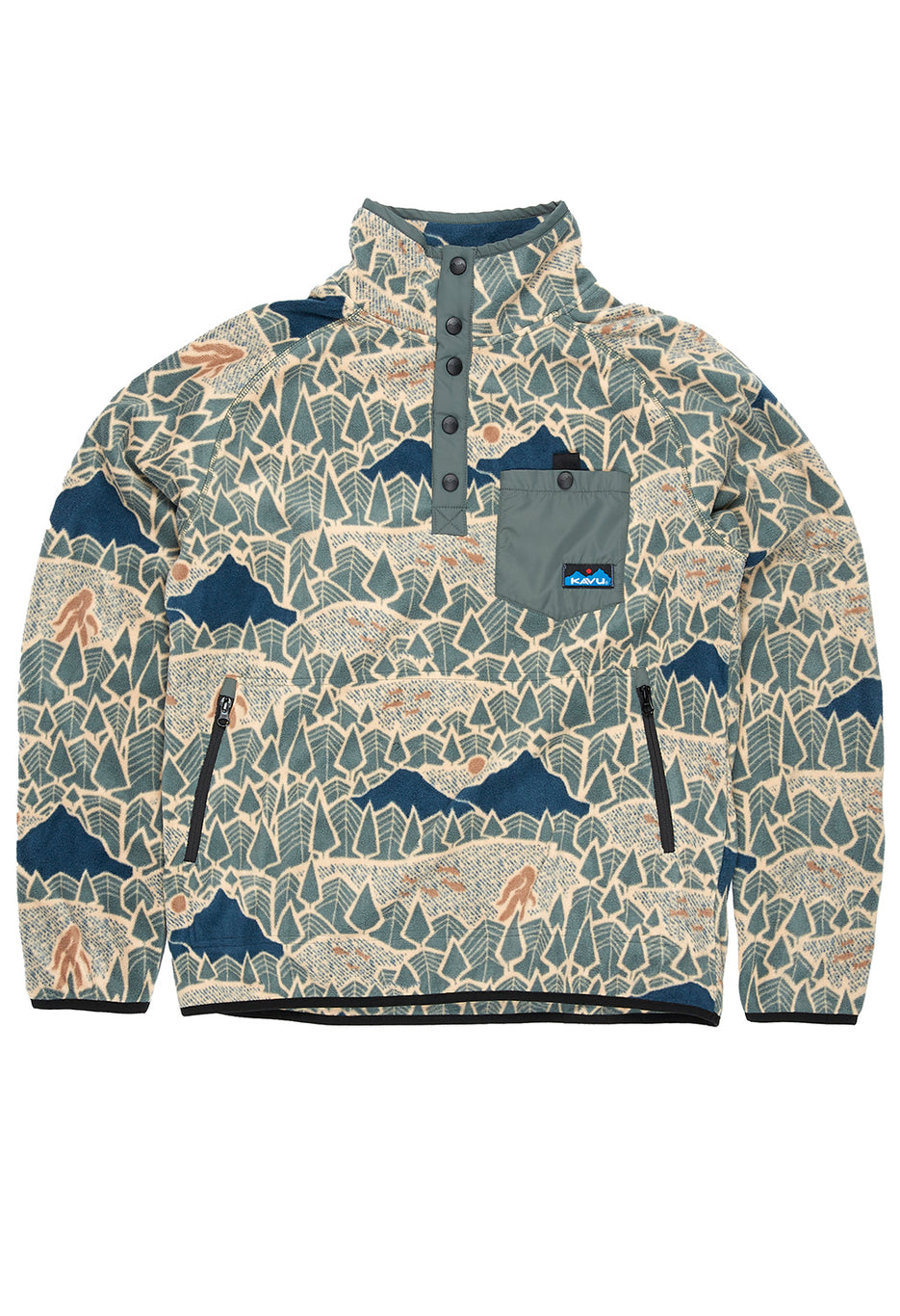 KAVU Men's Teannaway Fleece Pullover 4