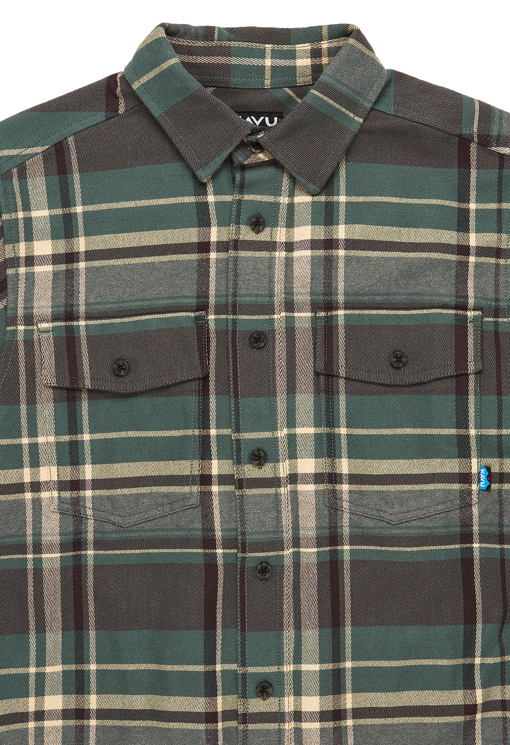 KAVU Men's Carrick Bend Overshirt - Moon Lite Forest