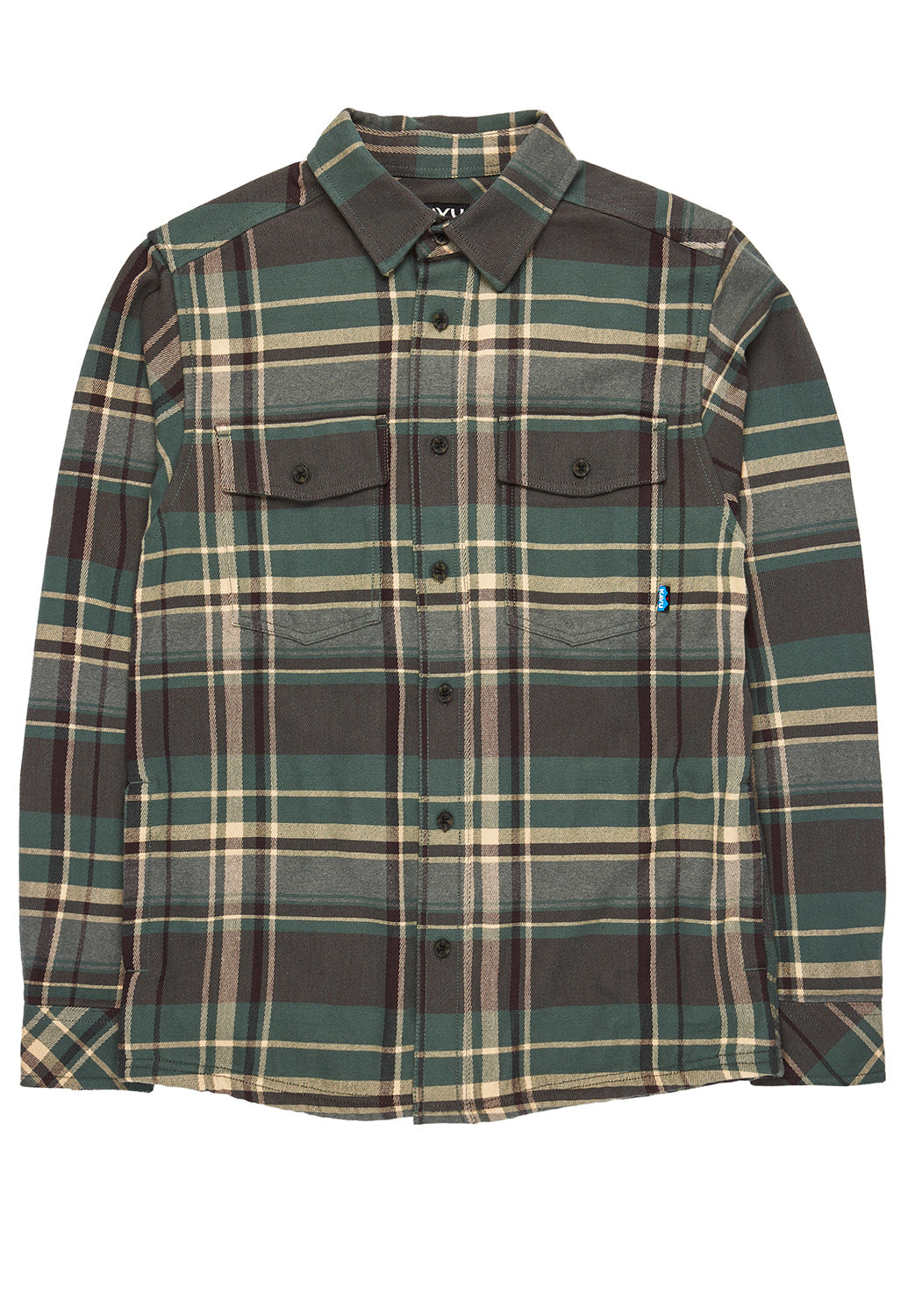 KAVU Men's Carrick Bend Overshirt - Moon Lite Forest