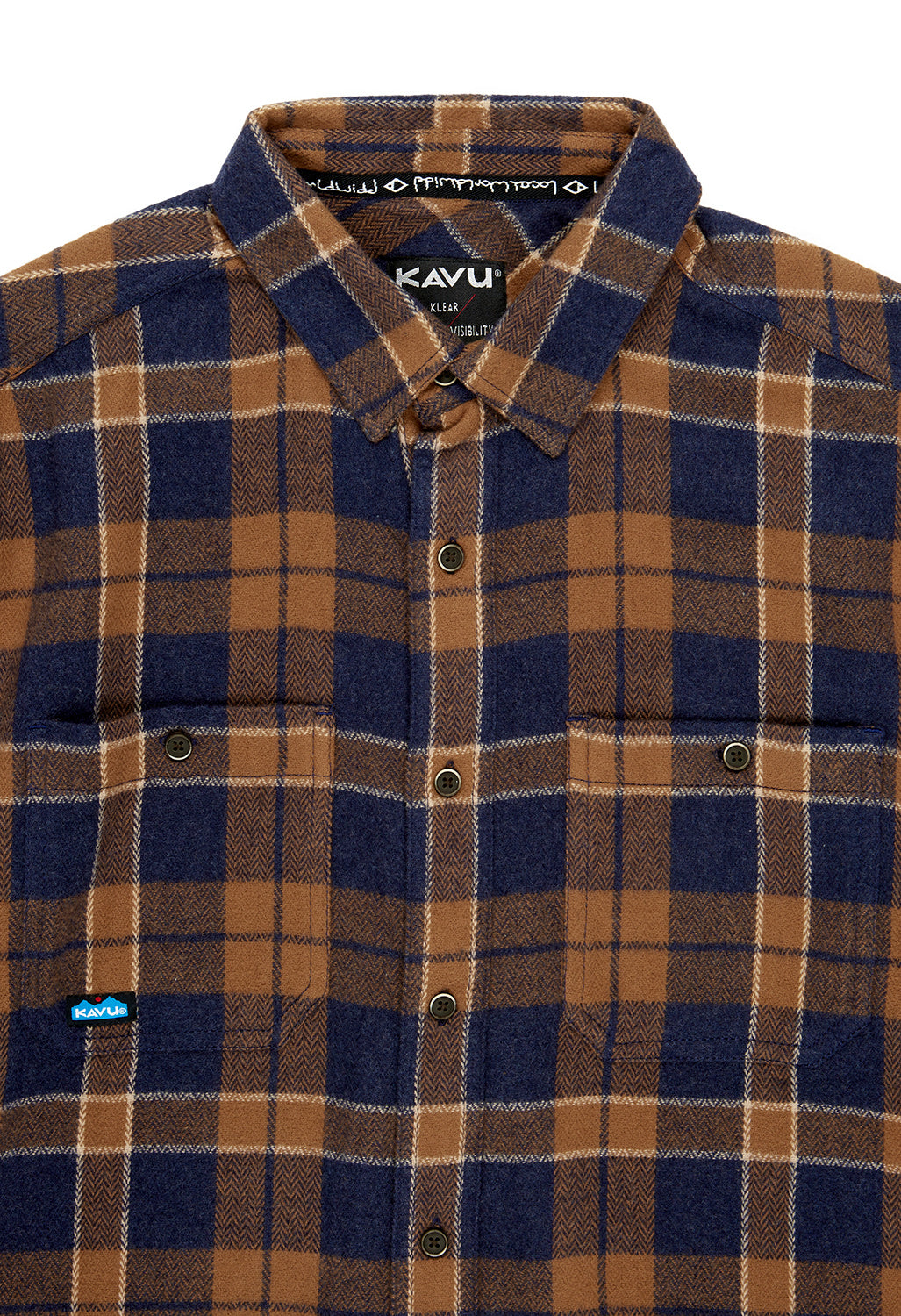 KAVU Men's Big Joe Shirt - Blue Amber