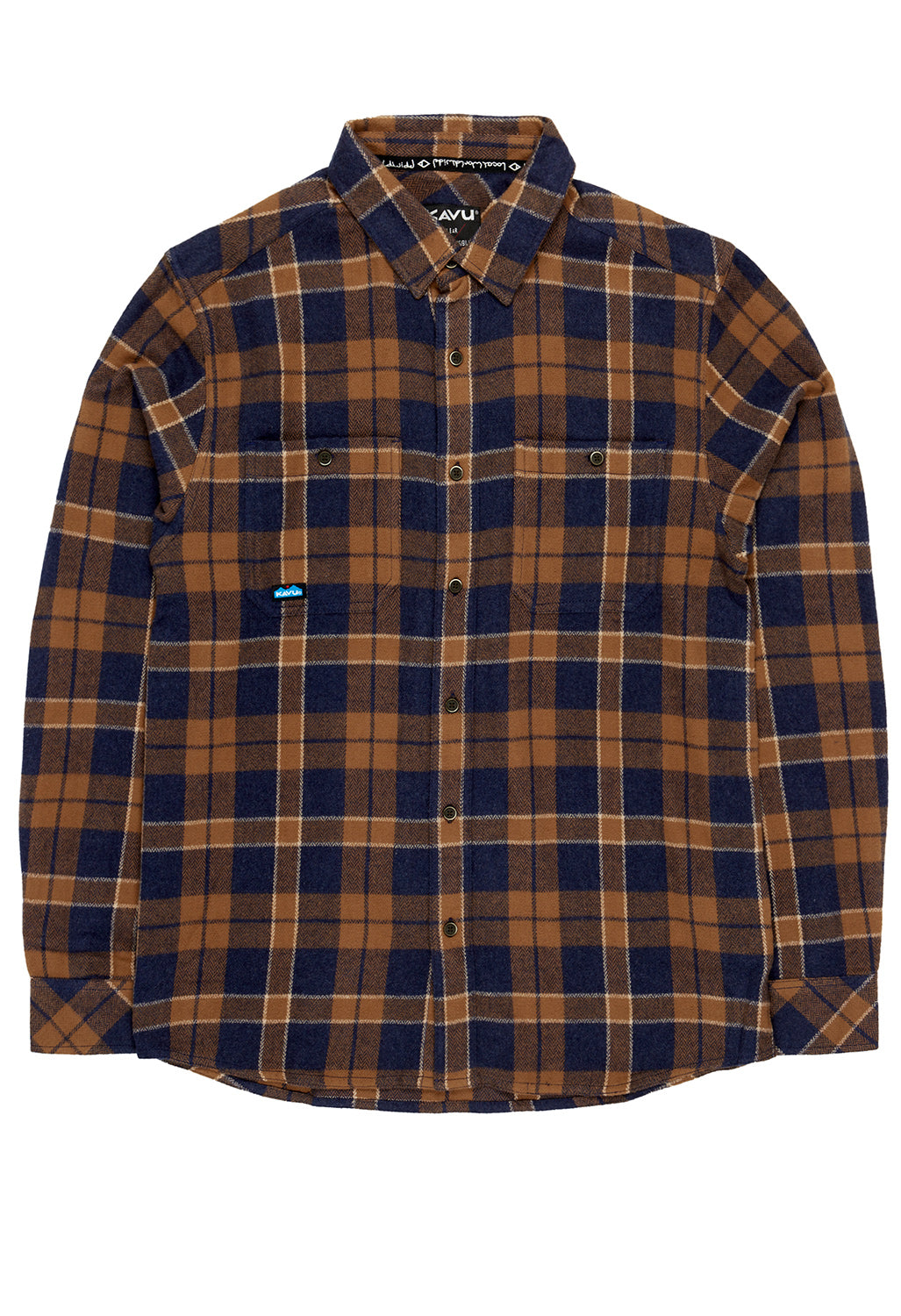 KAVU Men's Big Joe Shirt - Blue Amber