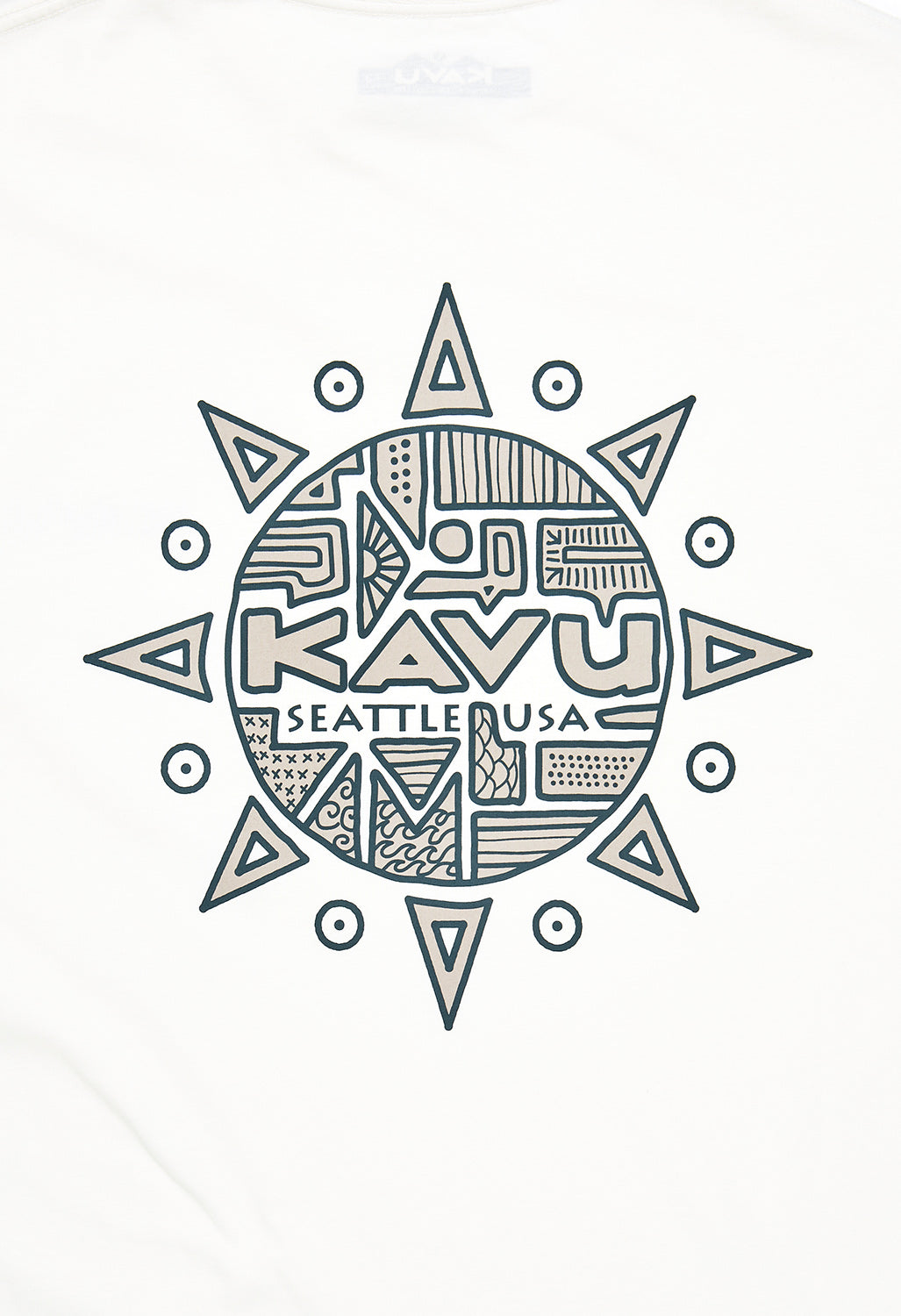 KAVU Men's Compass Tee - Off White