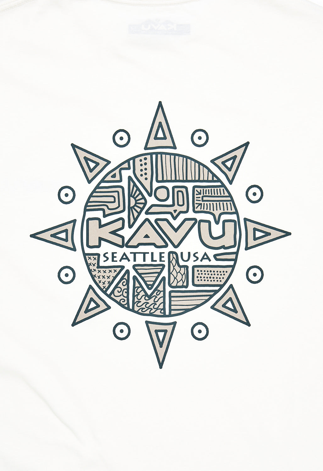 KAVU Men's Compass Tee - Off White