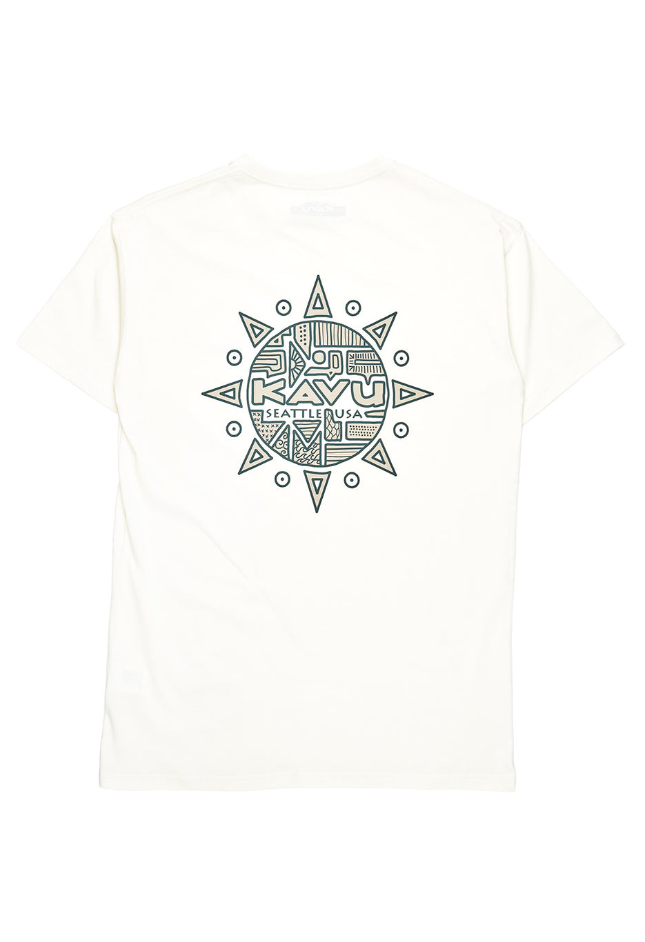 KAVU Men's Compass Tee - Off White