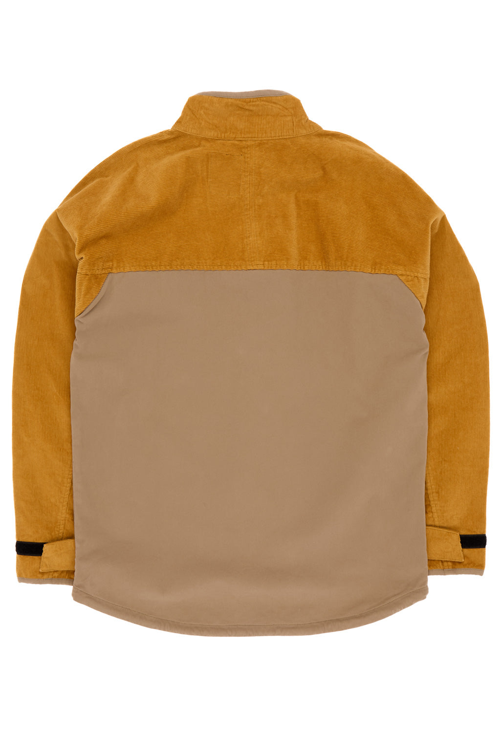 KAVU Men's Throwshirt Flex Half Zip Jacket - Wood Tones