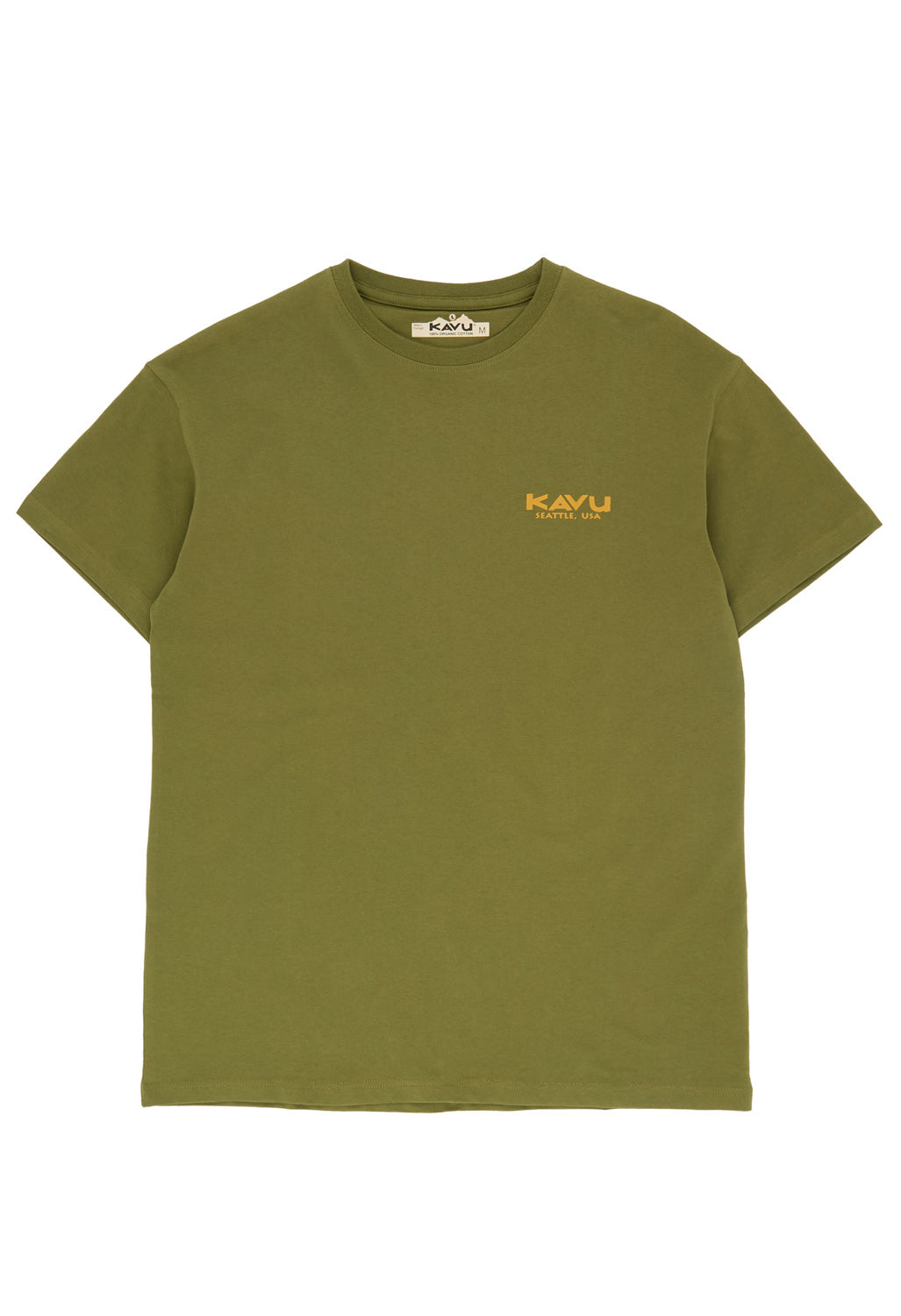 KAVU Men's Chalk Marks Tee - Green Moss