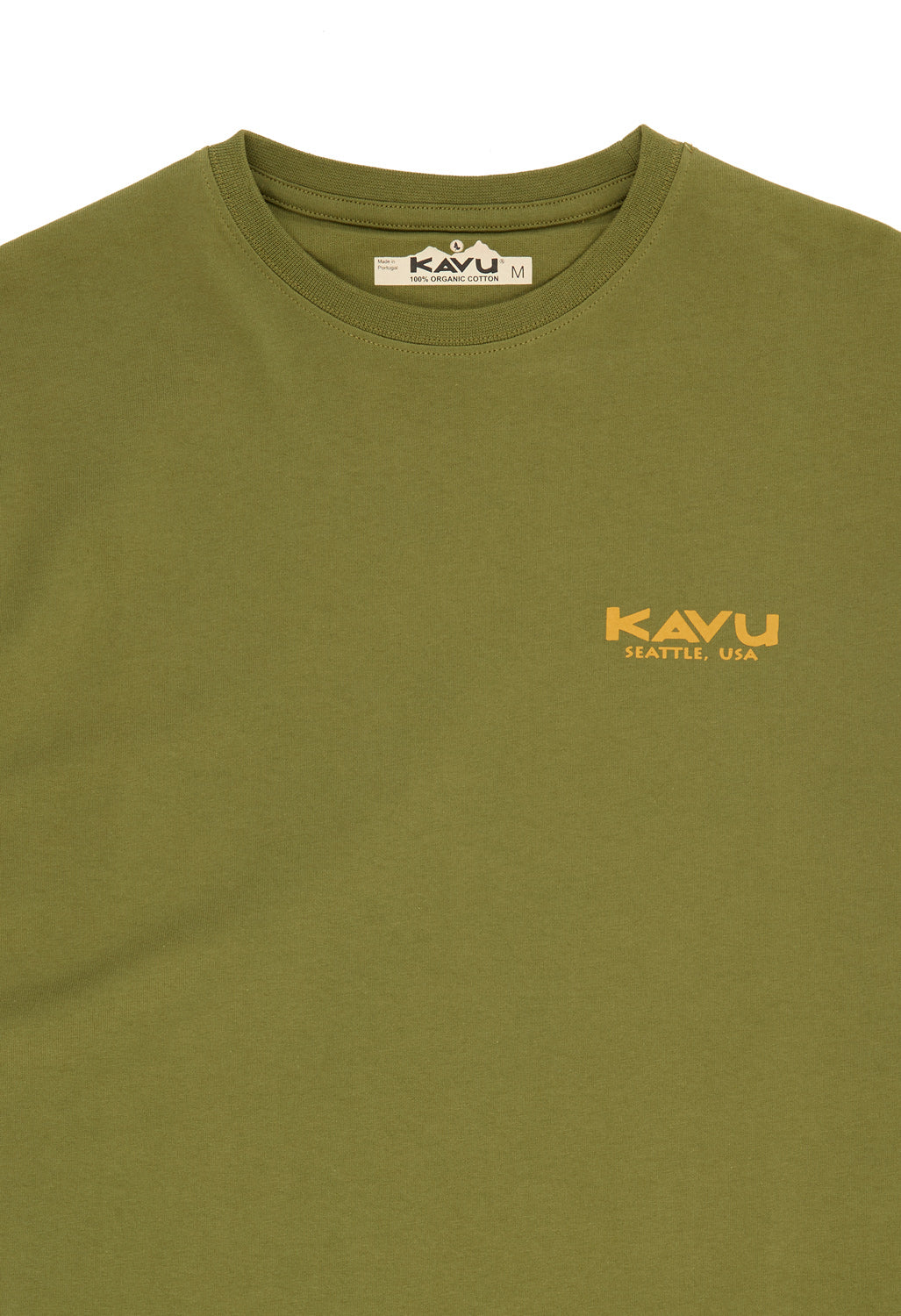 KAVU Men's Chalk Marks Tee - Green Moss