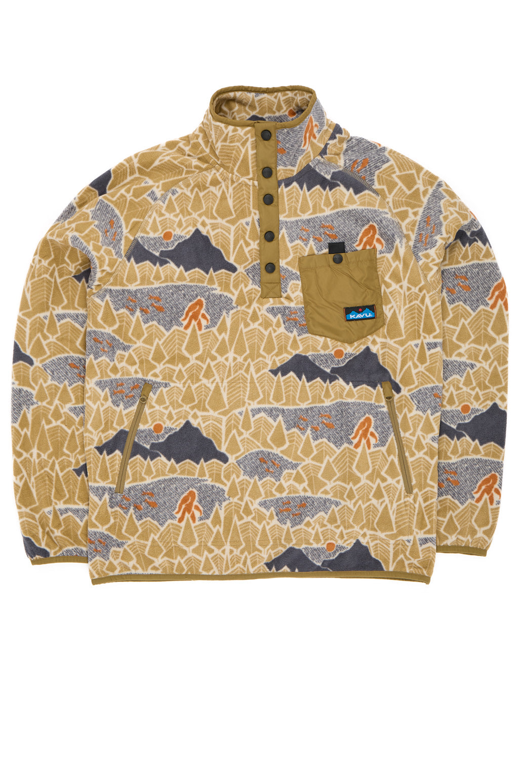 KAVU Men's Teannaway Fleece - Sasquatch Sighting