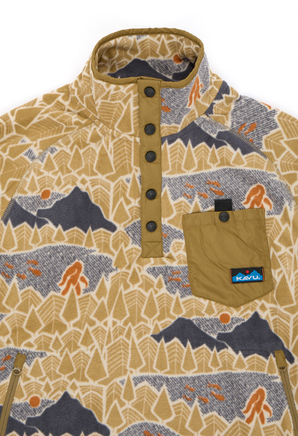 KAVU Men's Teannaway Fleece - Sasquatch Sighting