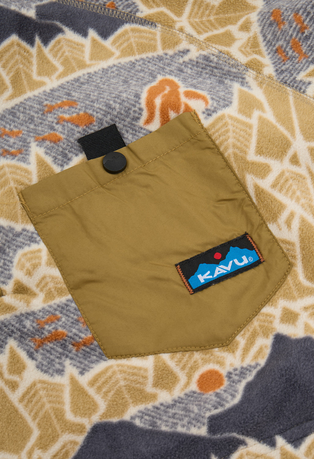 KAVU Men's Teannaway Fleece - Sasquatch Sighting