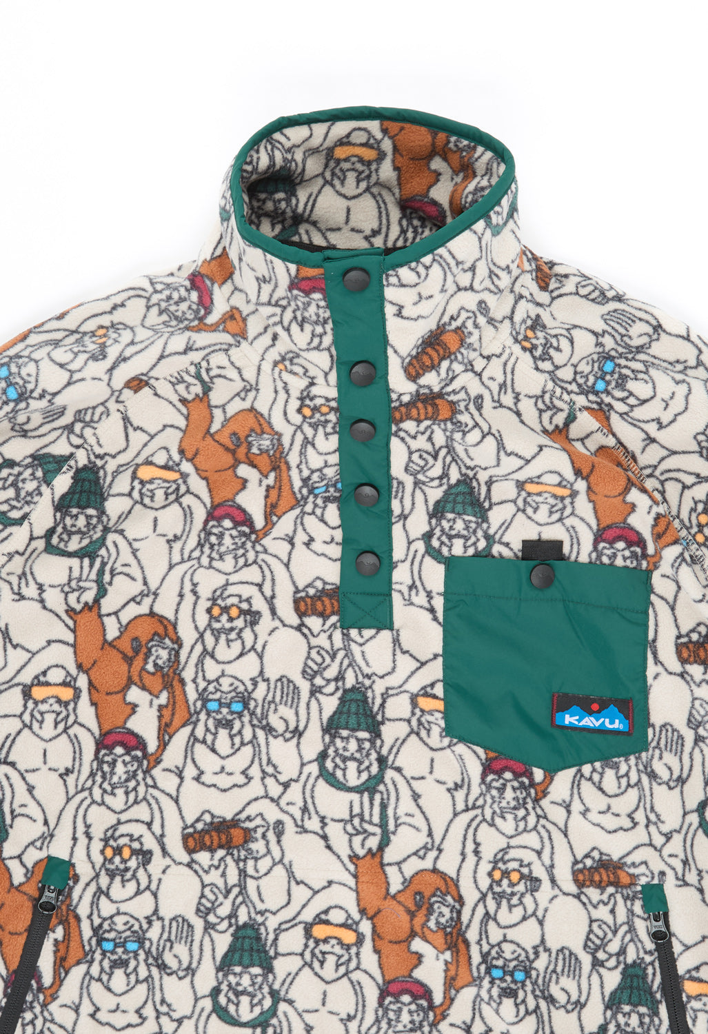 KAVU Men's Teannaway Fleece - Close Up