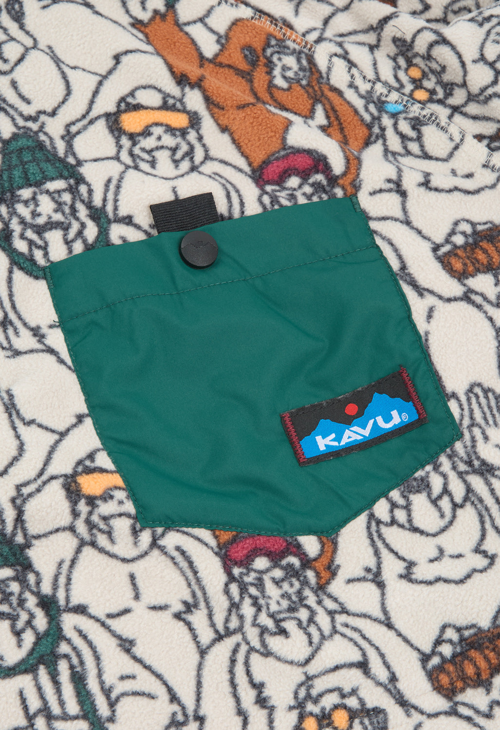 KAVU Men's Teannaway Fleece - Close Up