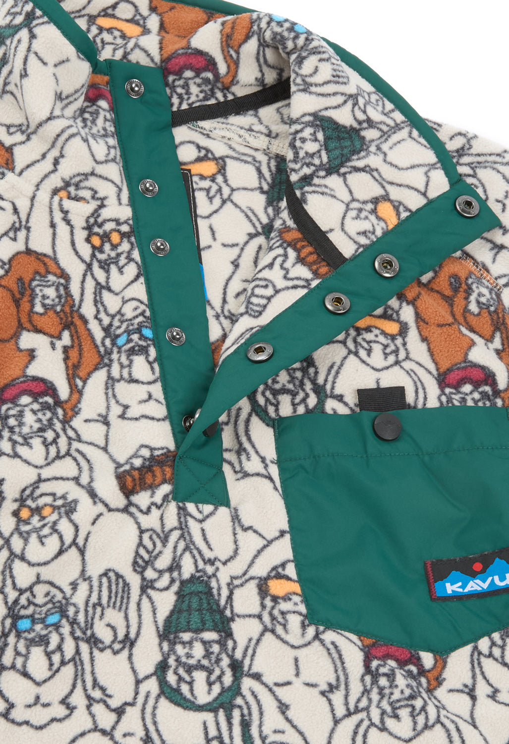 KAVU Men's Teannaway Fleece - Close Up