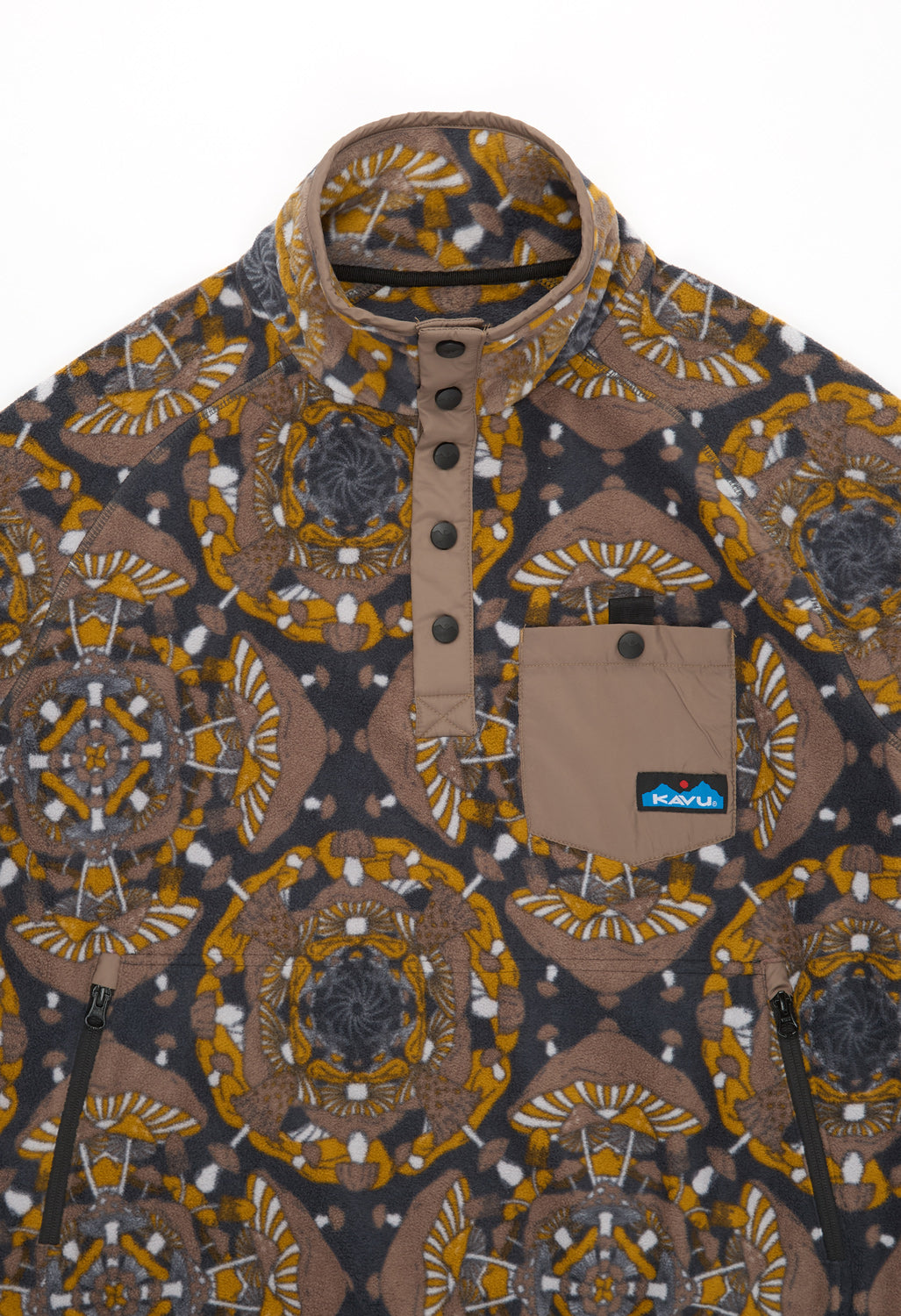 KAVU Men's Teannaway Fleece - Mushroom Montage