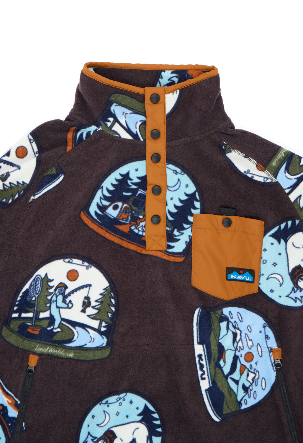 KAVU Men's Teannaway Fleece - Snowglobe