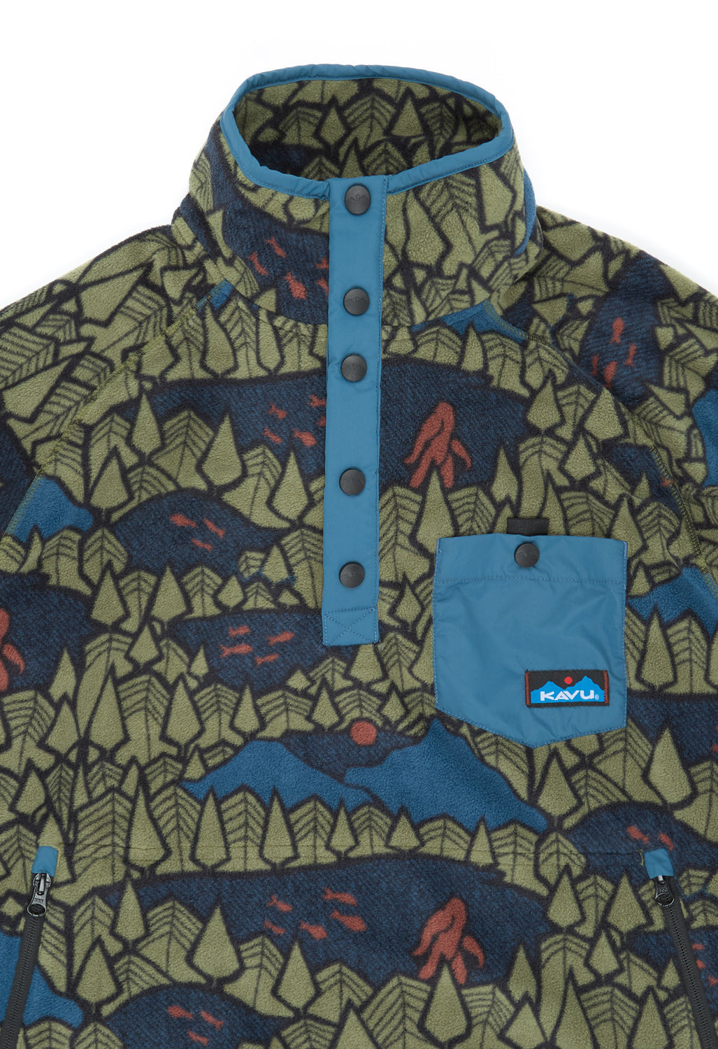 KAVU Men's Teannaway Fleece - Sasquatch Twilight