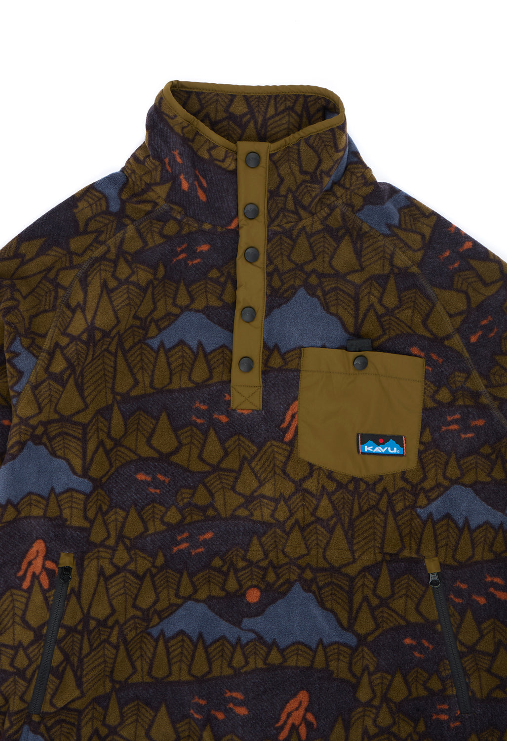 KAVU Men's Teannaway Fleece - Sasquatch Night