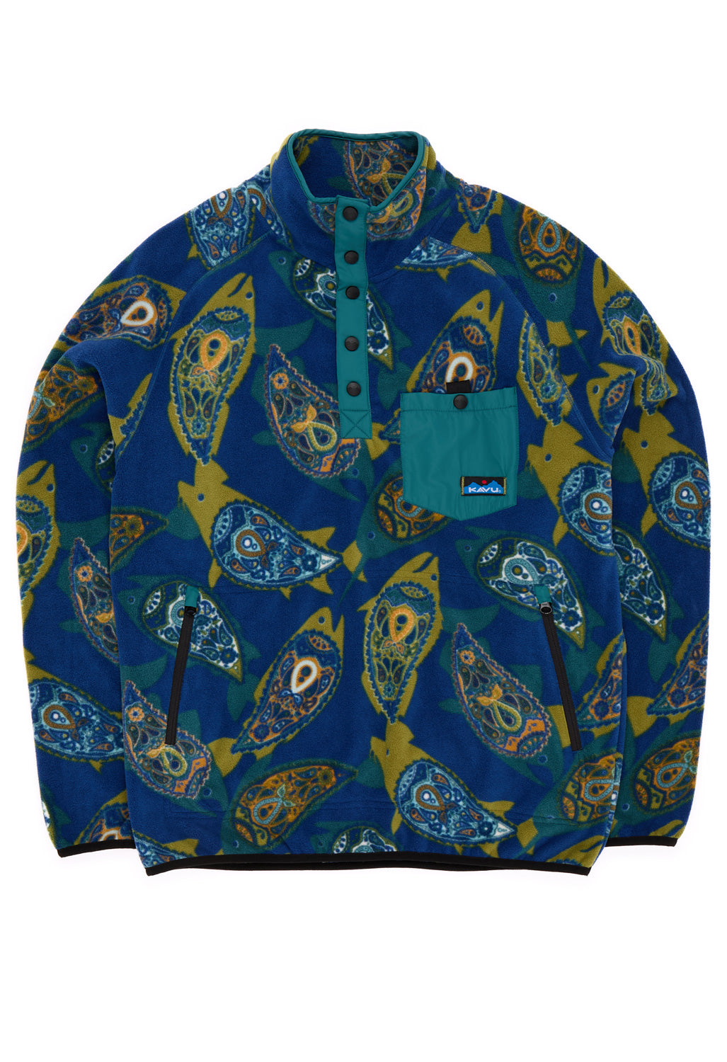 KAVU Men's Teannaway Fleece - Summer Fish