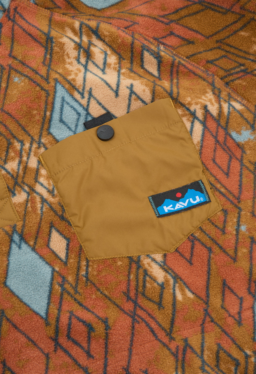 KAVU Men's Teannaway Fleece - Awhile Argyle