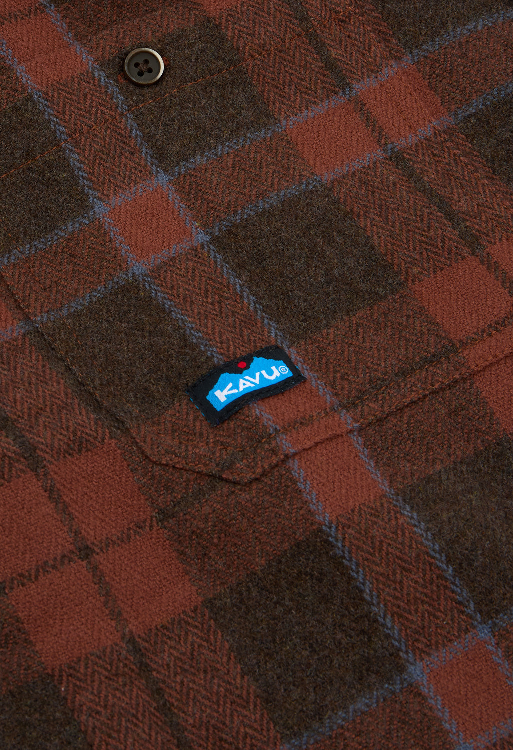 KAVU Men's Big Joe Shirt - Mahogany Brown