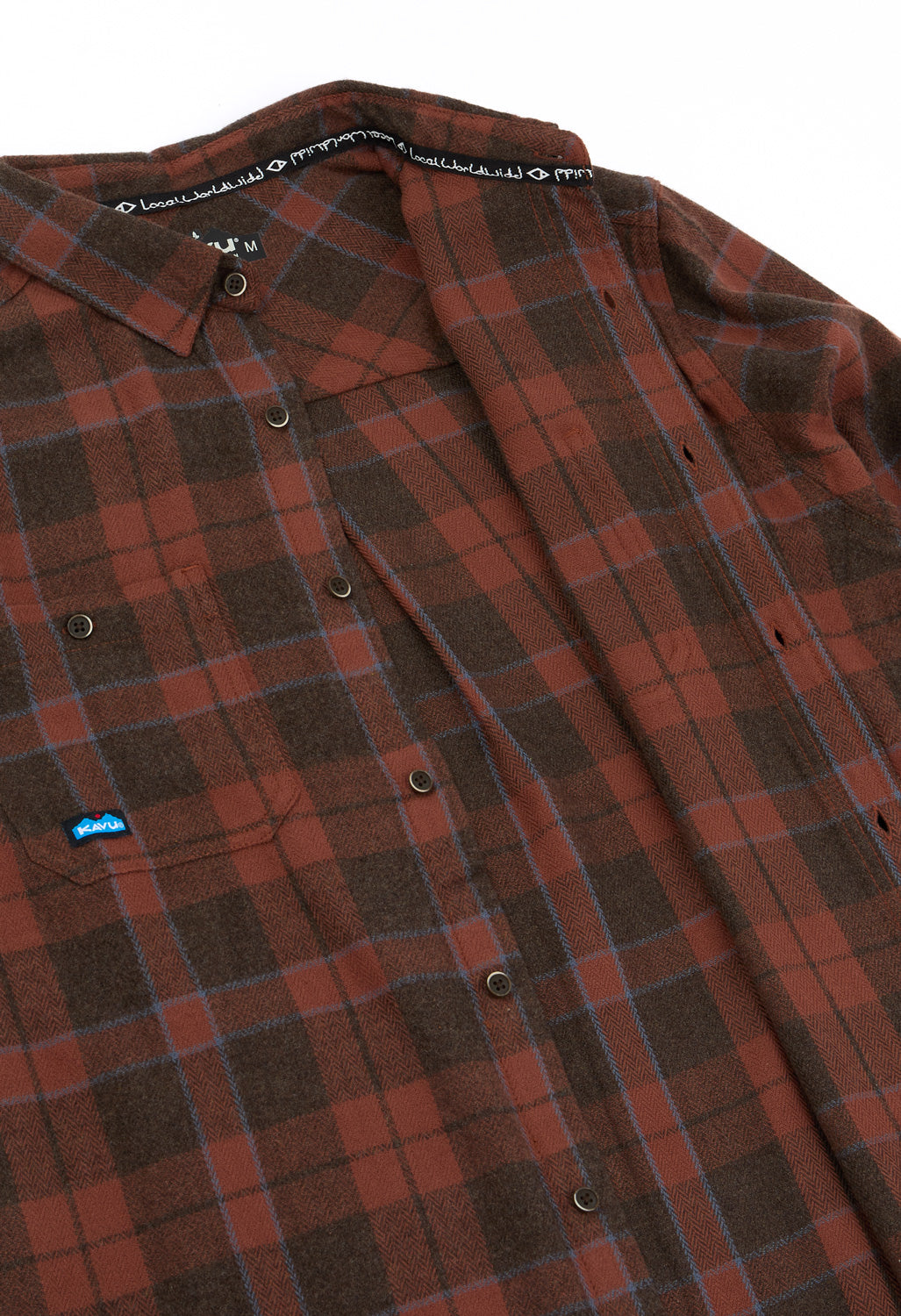KAVU Men's Big Joe Shirt - Mahogany Brown
