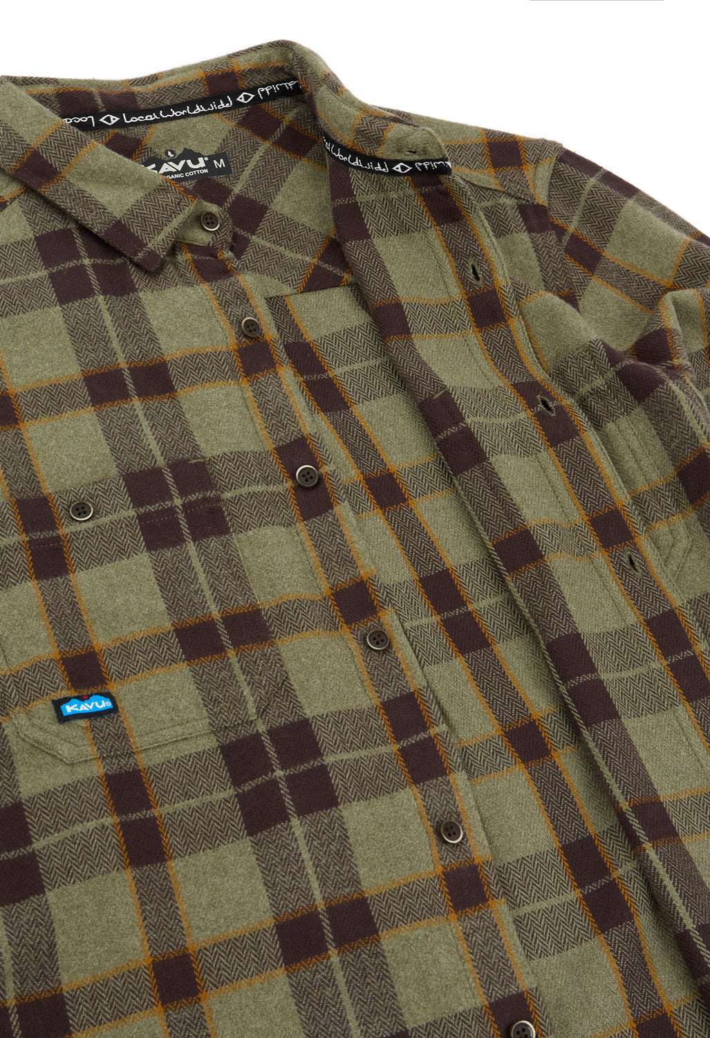 KAVU Men's Big Joe Shirt - Green Ravine