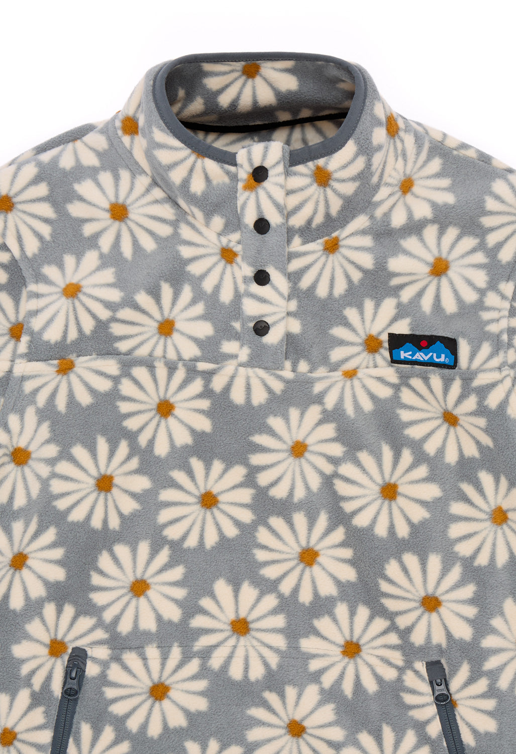 KAVU Women's Cavanaugh Fleece Pullover - Sky Daisy