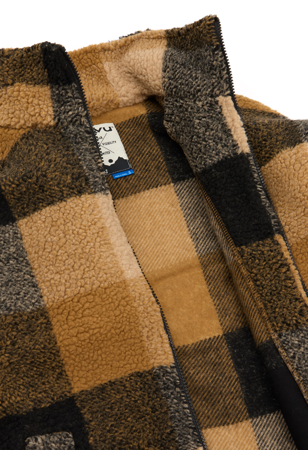 KAVU Women's Loven Fleece Jacket - Hilltop Plaid