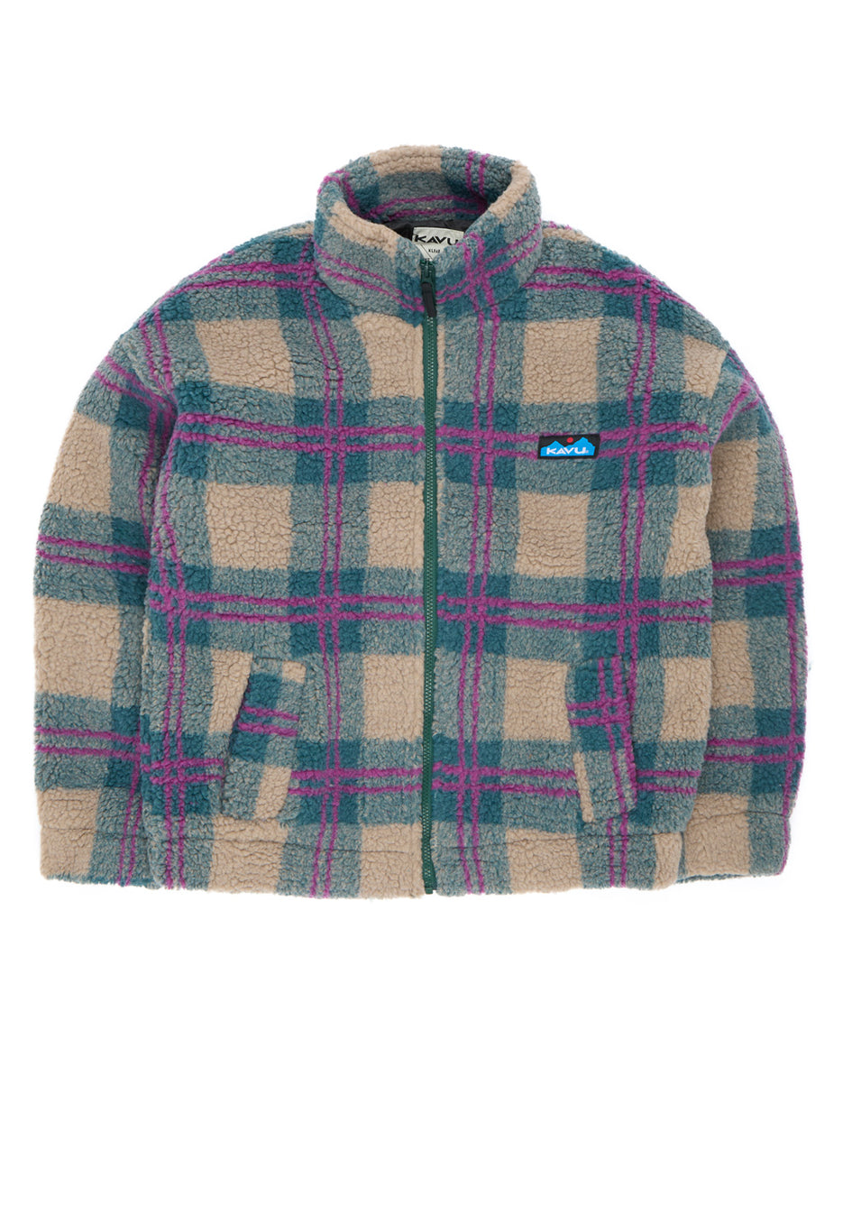 KAVU Women's Loven Fleece Jacket - Party Plaid