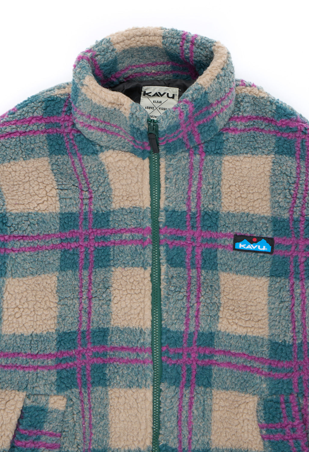 KAVU Women's Loven Fleece Jacket - Party Plaid