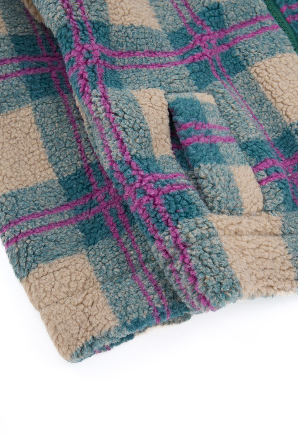 KAVU Women's Loven Fleece Jacket - Party Plaid
