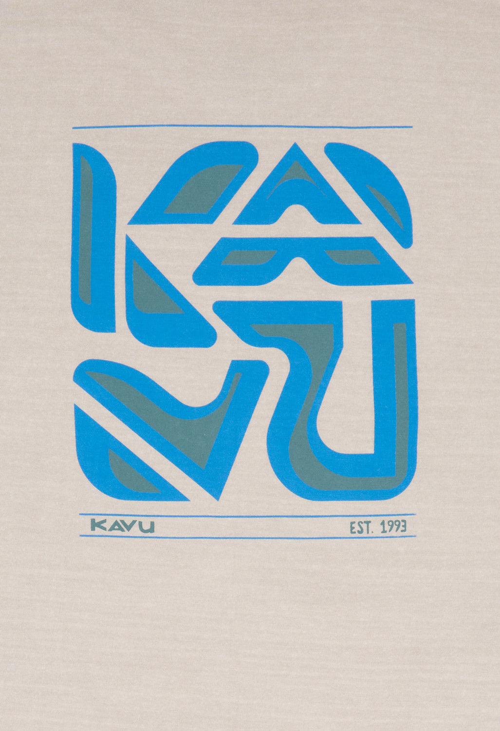 KAVU Men's Cubed Tee - Greige