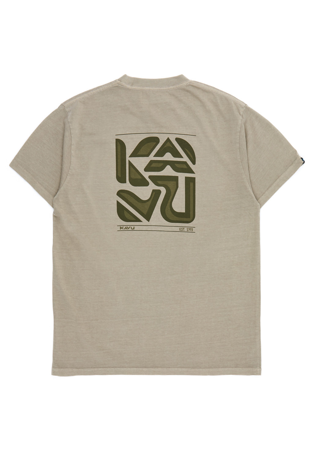 KAVU Men's Cubed Tee - Greige