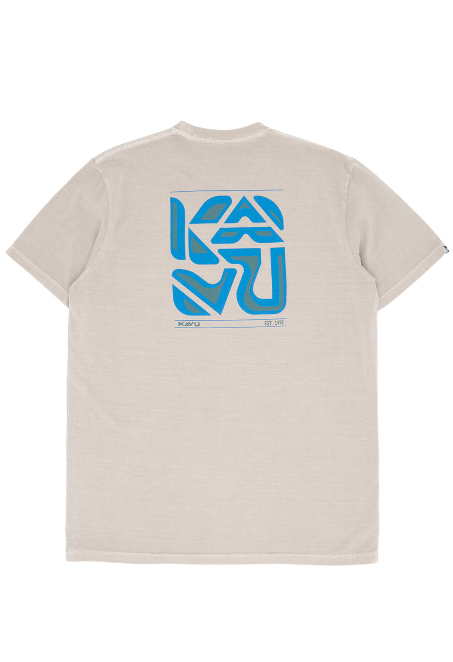 KAVU Men's Cubed Tee - Greige