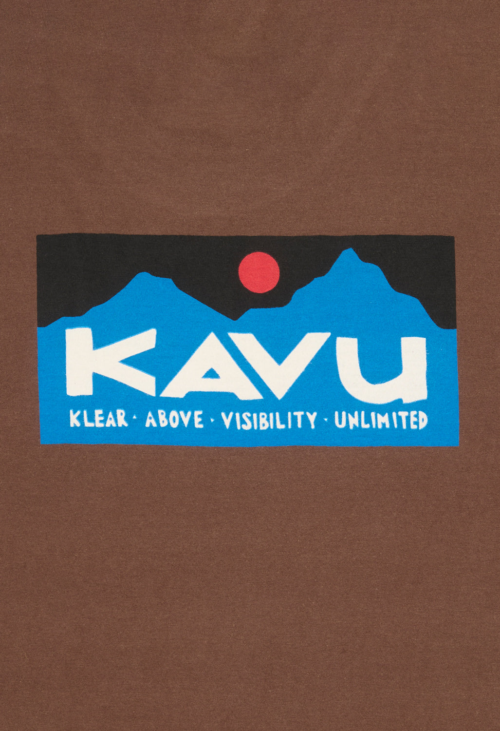 KAVU Men's Klear Above Etch Art Tee - Walnut