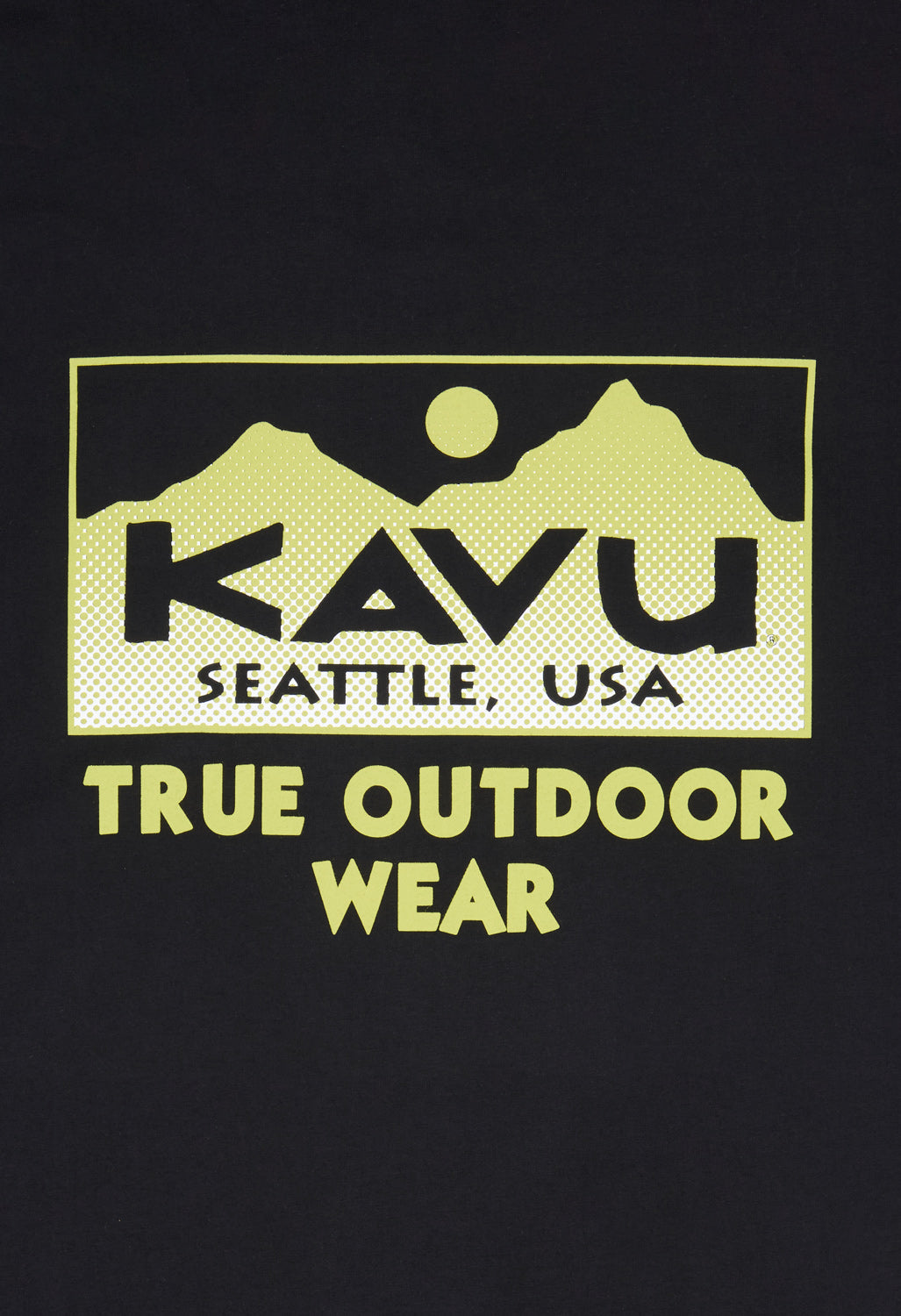 KAVU Men's True Gradient Tee - Black