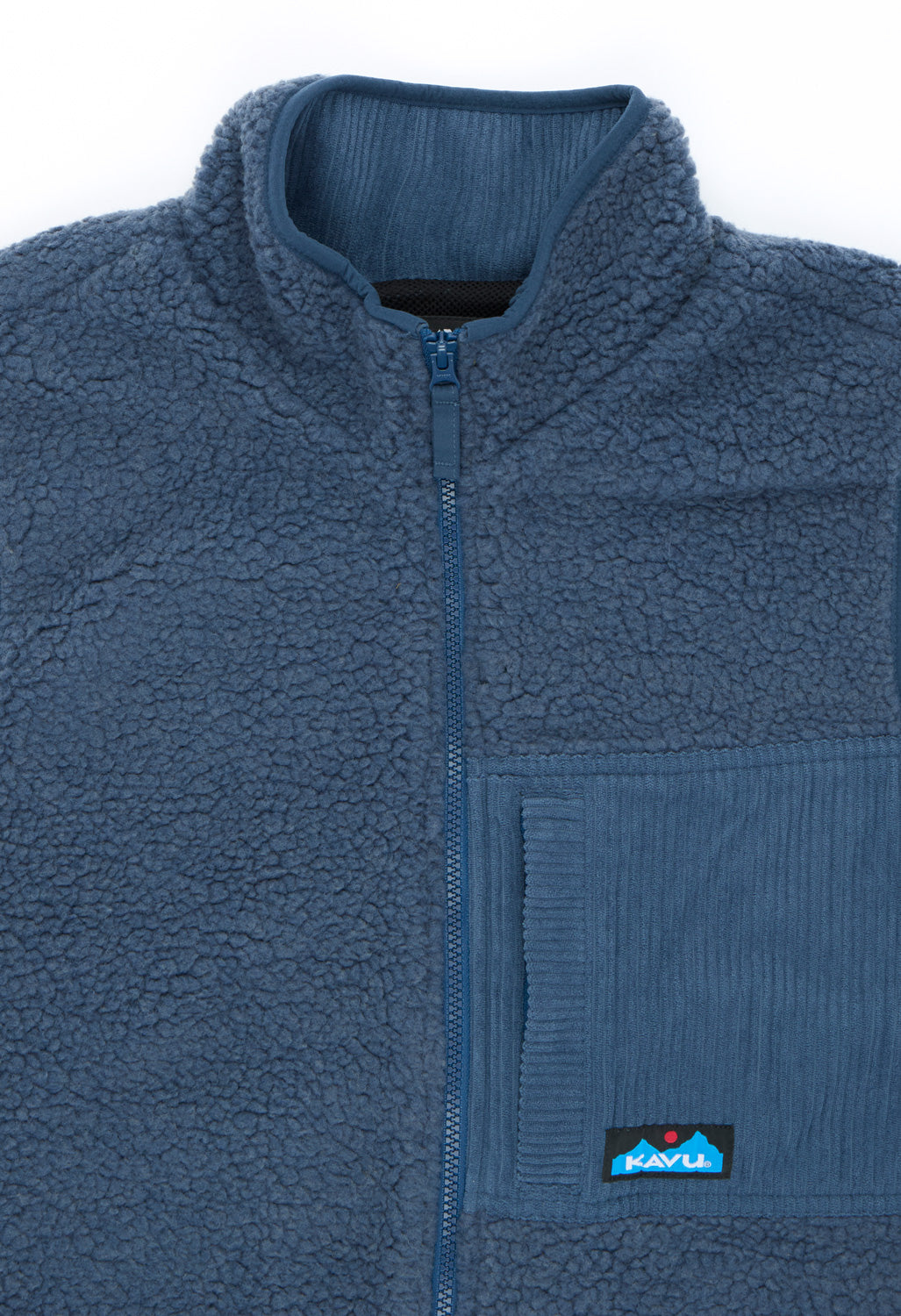 KAVU Men's Cooper Fleece Vest - Dark Navy