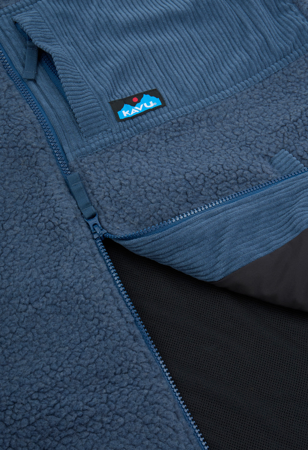 KAVU Men's Cooper Fleece Vest - Dark Navy